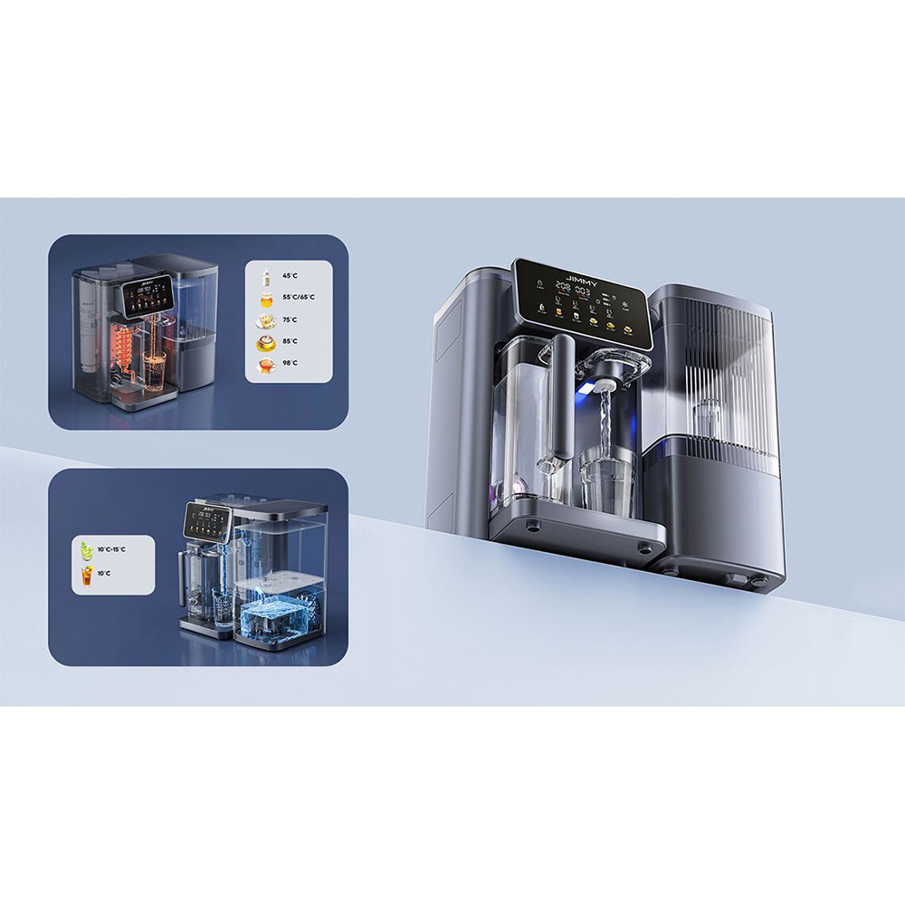 Purificator de apa cu osmoza inversa JIMMY R9 Pro Countertop, 0.33l/min, 8bar, antracit