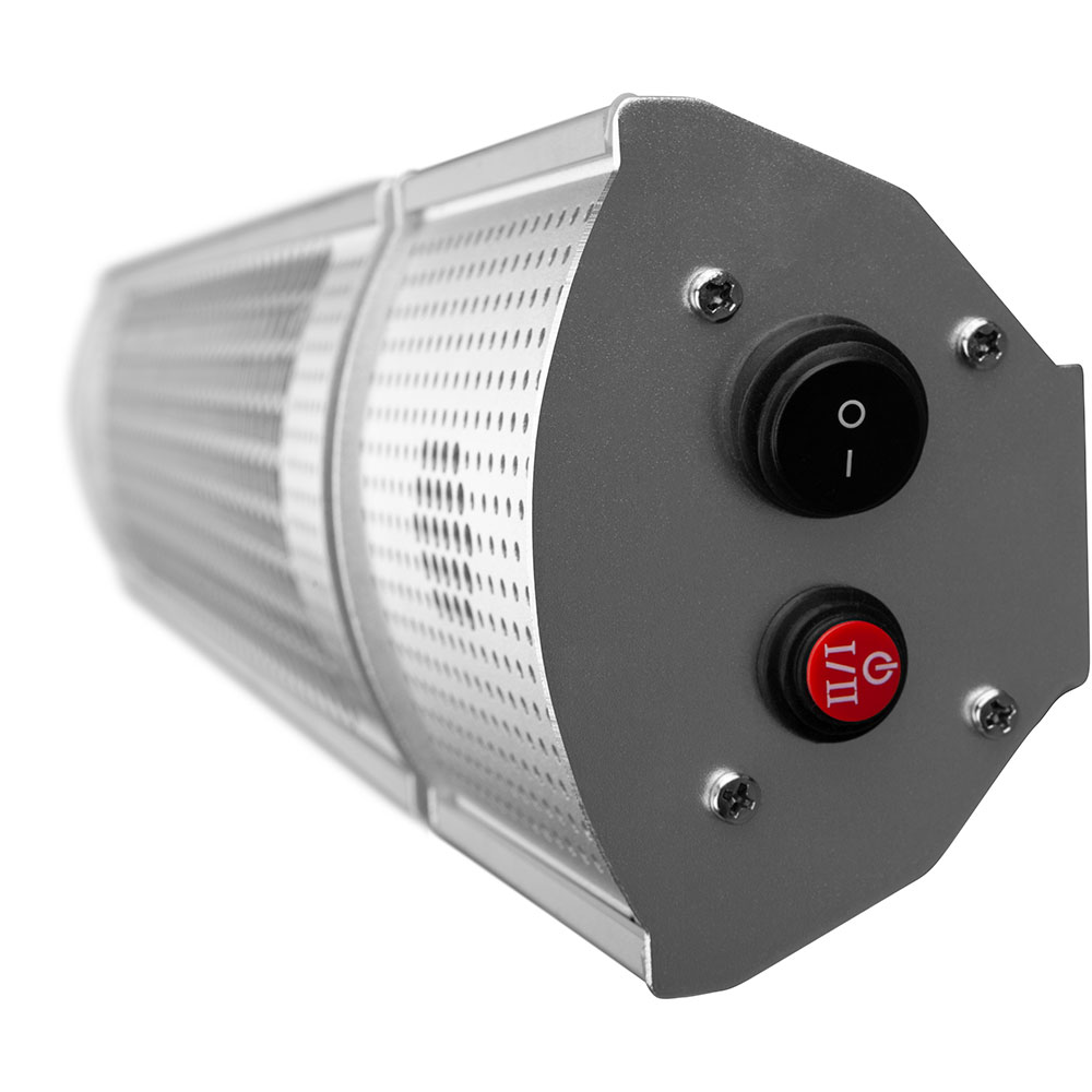 Incalzitor terasa electric VORTEX VO4241, 2000W, aluminiu