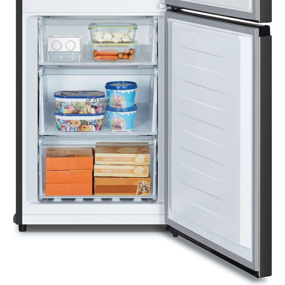 Combina frigorifica HISENSE RB440N4ACA, Total No Frost, 336 l, H 201.7 cm, Clasa A, argintiu