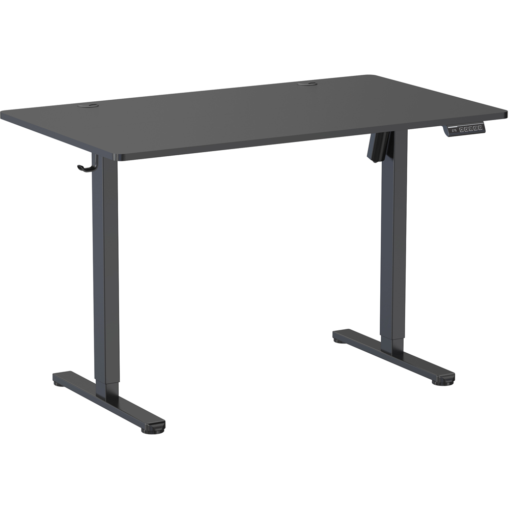 Birou Cinemount, PAL, 120 x 70 x 78-118 cm, negru
