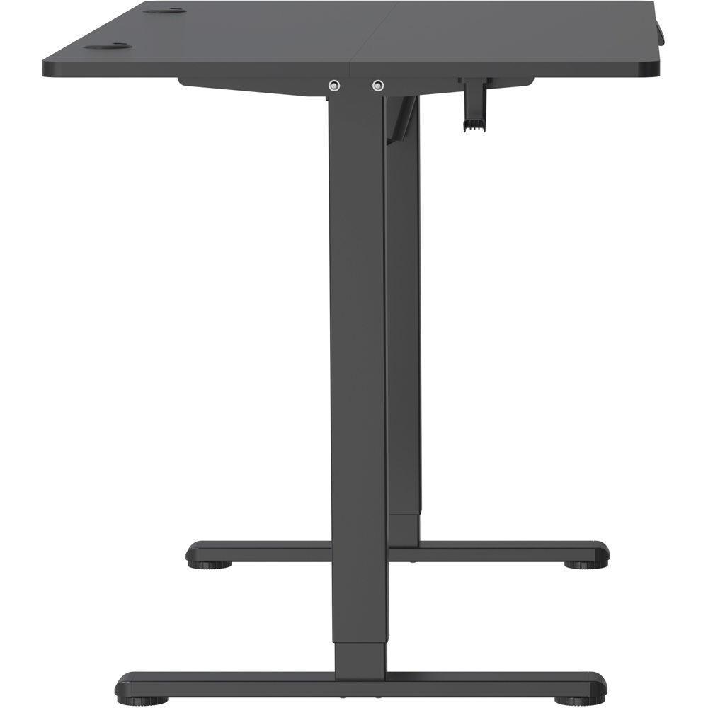 Birou Cinemount, PAL, 120 x 70 x 78-118 cm, negru
