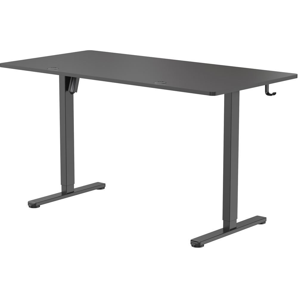 Birou Cinemount, PAL, 140 x 70 x 78-118 cm, negru