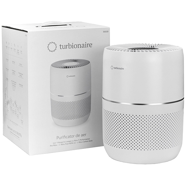 Purificator aer TURBIONAIRE D20AD, 3 trepte viteza, Hepa, Timer, alb