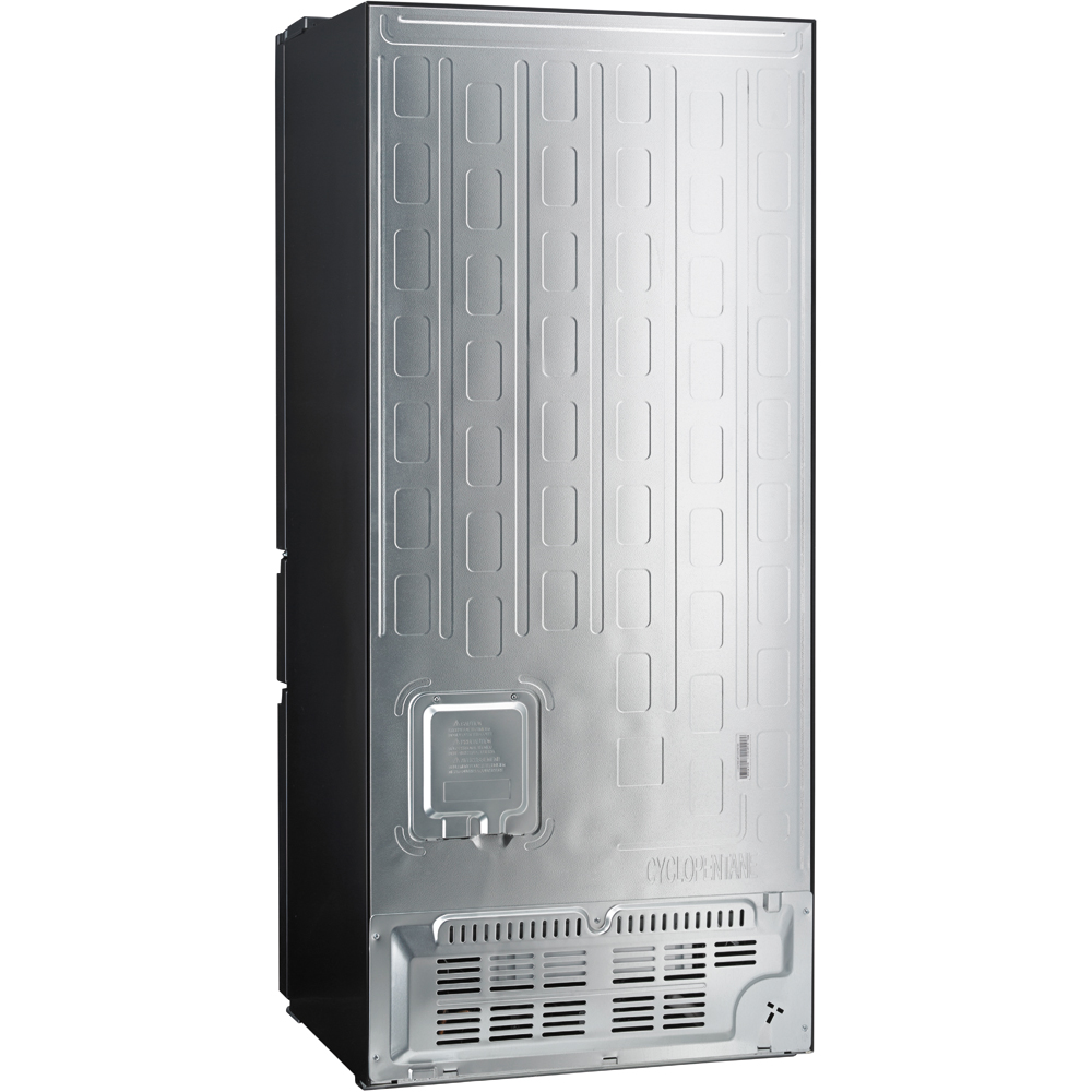 Side by Side HISENSE RF540N4WFE, Total No Frost, 480 l, H 182 cm, Clasa E, Dozator apa, negru