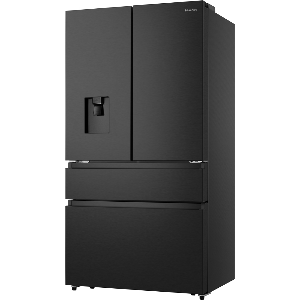 Side by Side HISENSE RF749N4SWFE, Total No Frost, 579 l, H 178.5 cm, Clasa E, Dozator apa, Wi-Fi, negru