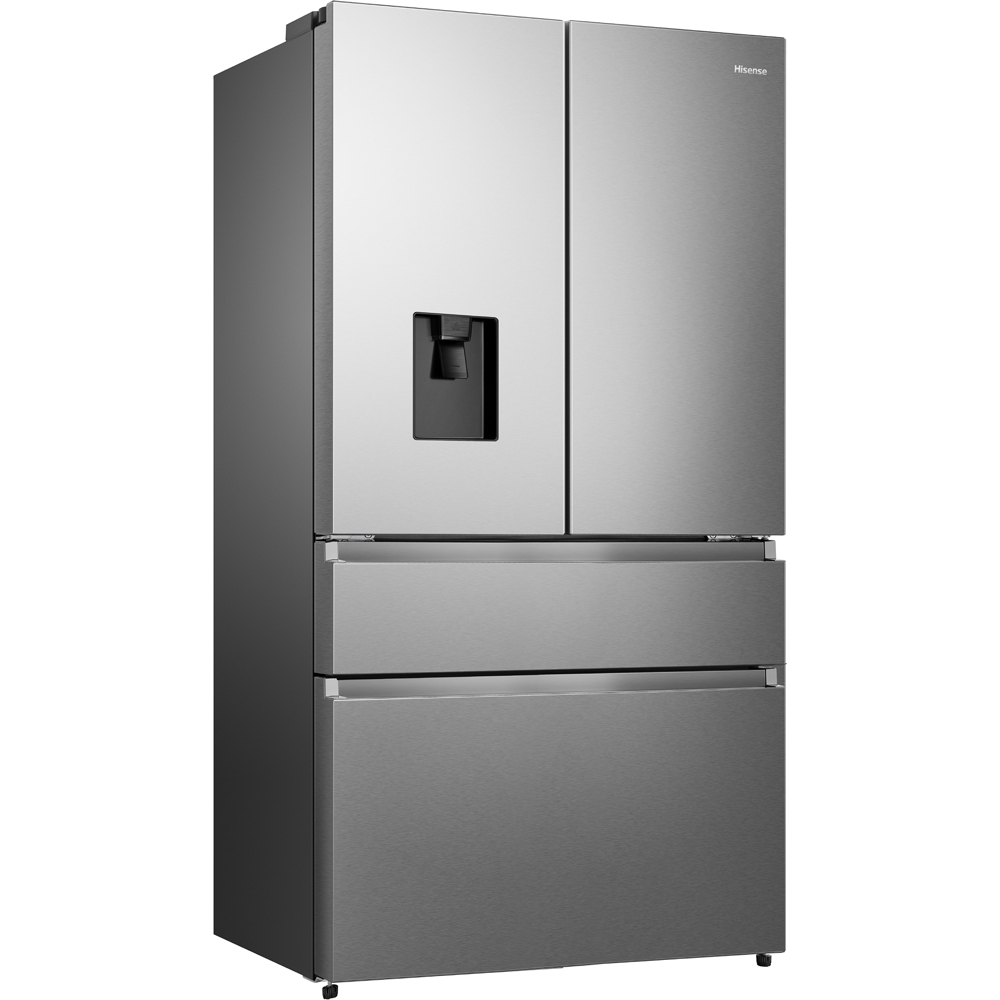 Side by Side HISENSE RF749N4SWSE, Total No Frost, 579 l, H 178.5 cm, Clasa E, Dozator apa, Wi-Fi, argintiu