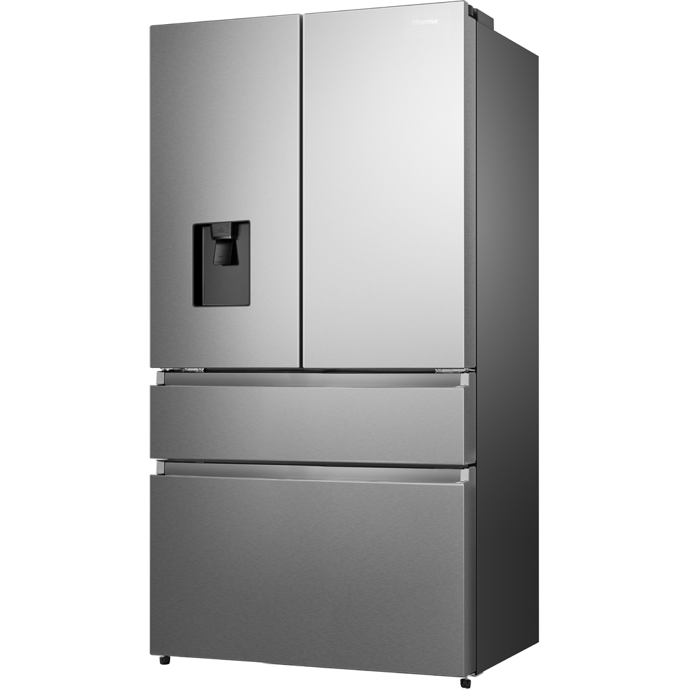 Side by Side HISENSE RF749N4SWSE, Total No Frost, 579 l, H 178.5 cm, Clasa E, Dozator apa, Wi-Fi, argintiu