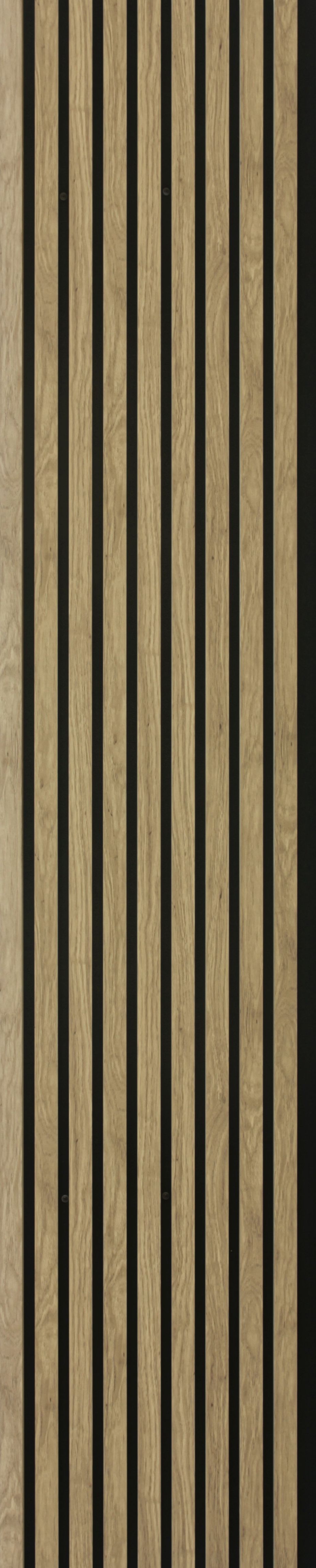 Panou riflaj decorativ VELTA DOORS, MDF, 260 x 30 cm, stejar, 1.56 mp