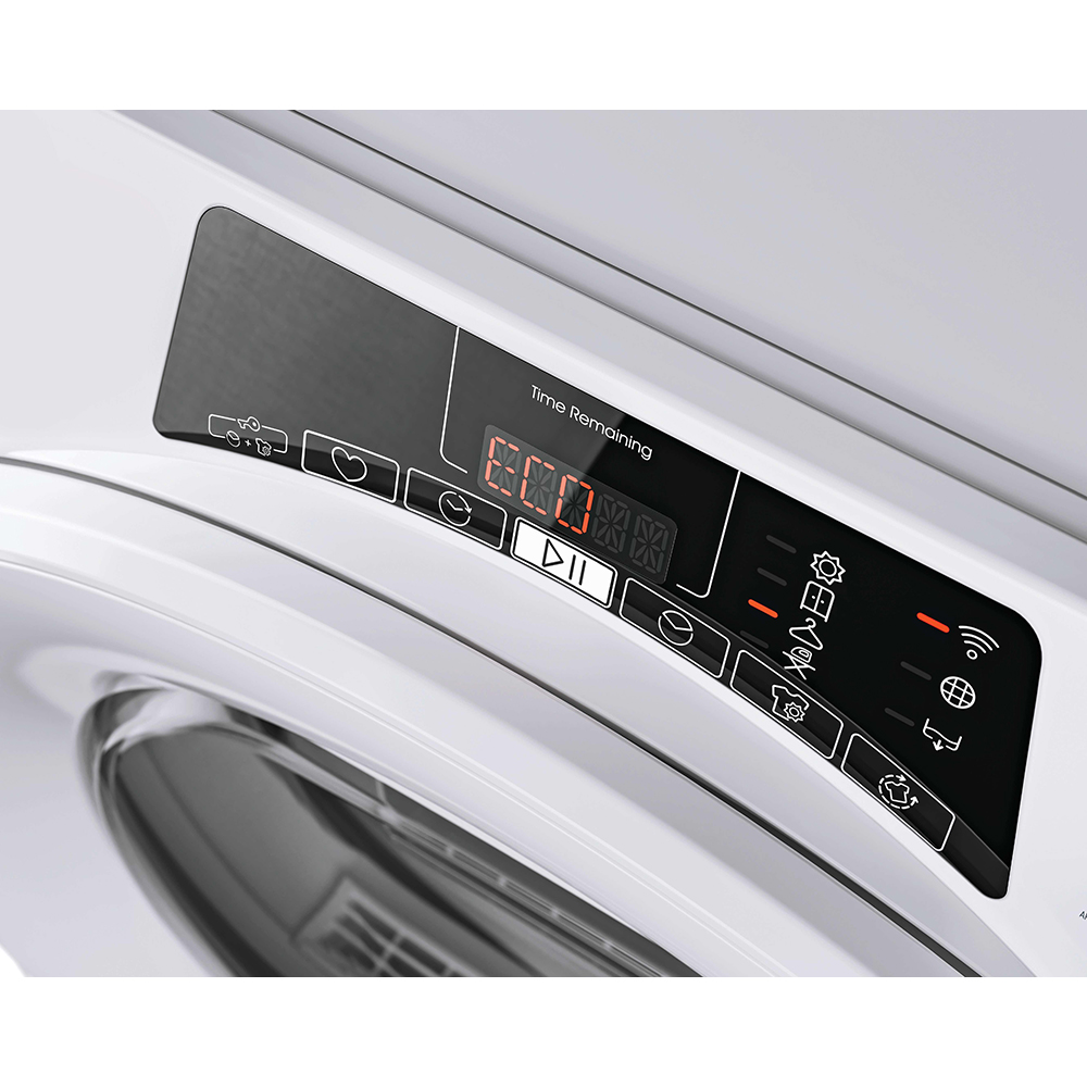 Uscator de rufe CANDY RO EH8N2TE-S, Pompa de caldura, 8 kg, 14 programe, Clasa D, Wi-Fi, alb