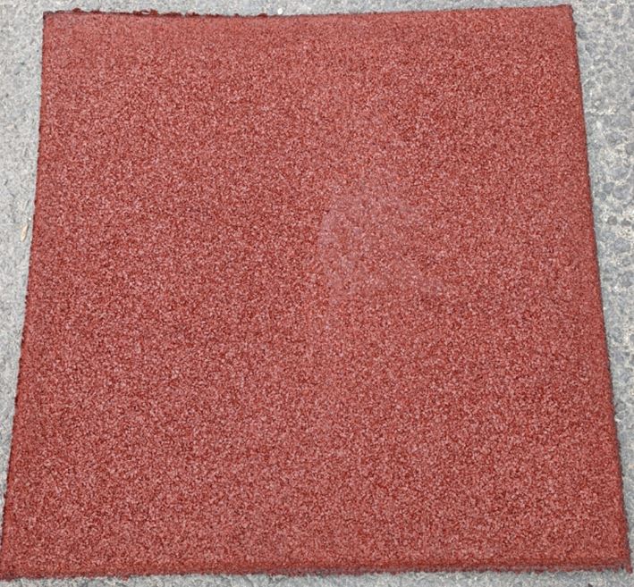 Dala cauciuc gradina OUTDOOR LIVING, 50 x 50 x 1.2 cm, rosu