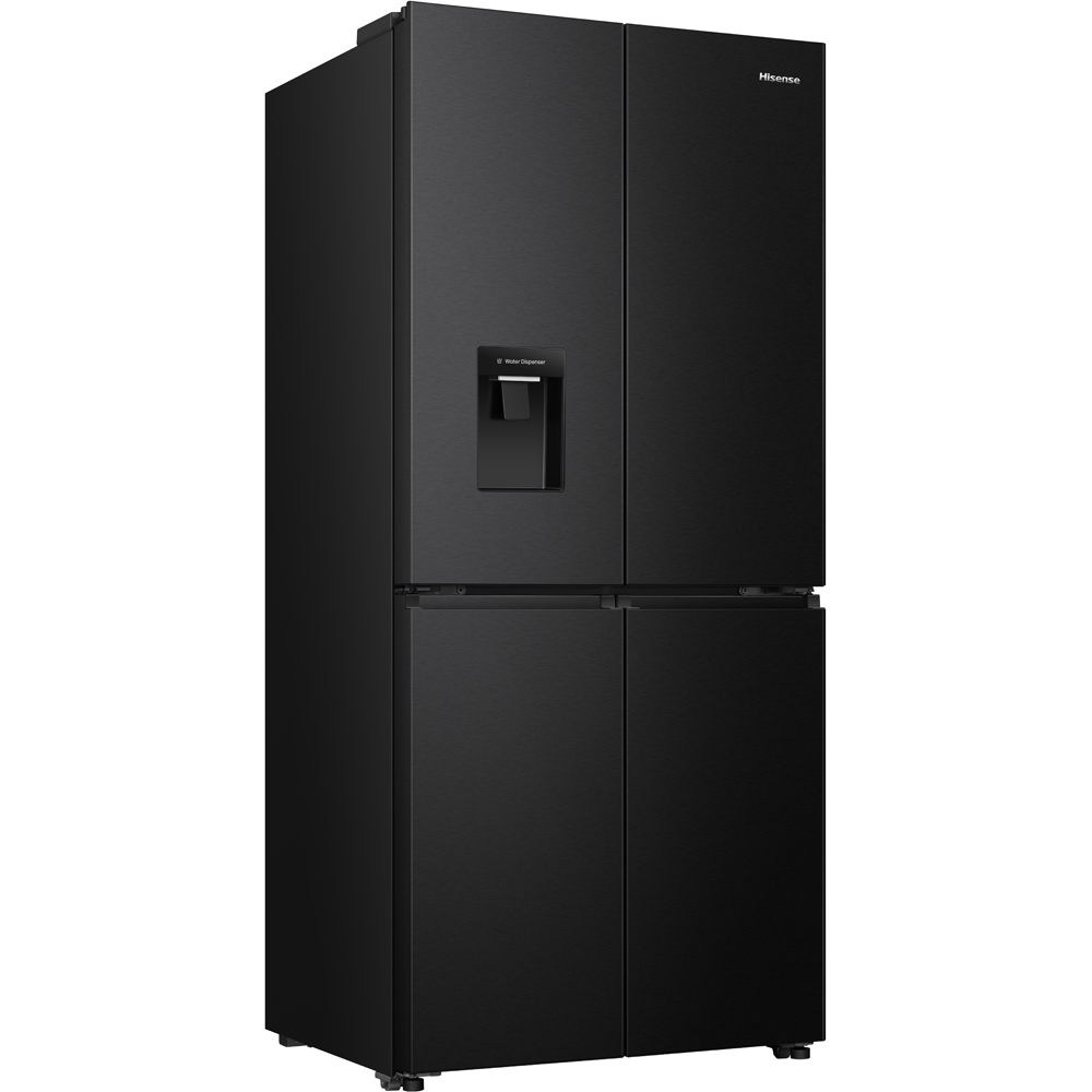 Side by Side HISENSE RQ5P470SMFE, Total No Frost, 483 l, H 178.5 cm, Clasa E, Dozator apa, Wi-Fi, negru