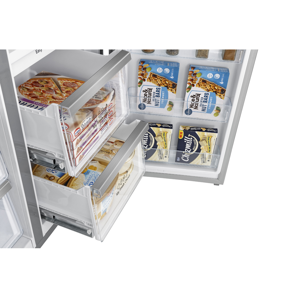 Side by Side HISENSE RQ758N4SBSE, Total No Frost, 609 l, H 178.5 cm, Clasa E, Wi-Fi, inox