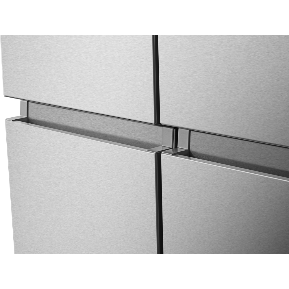Side by Side HISENSE RQ760N4SASE, Total No Frost, 584 l, H 178.5 cm, Clasa E, Dozator apa, Wi-Fi, argintiu