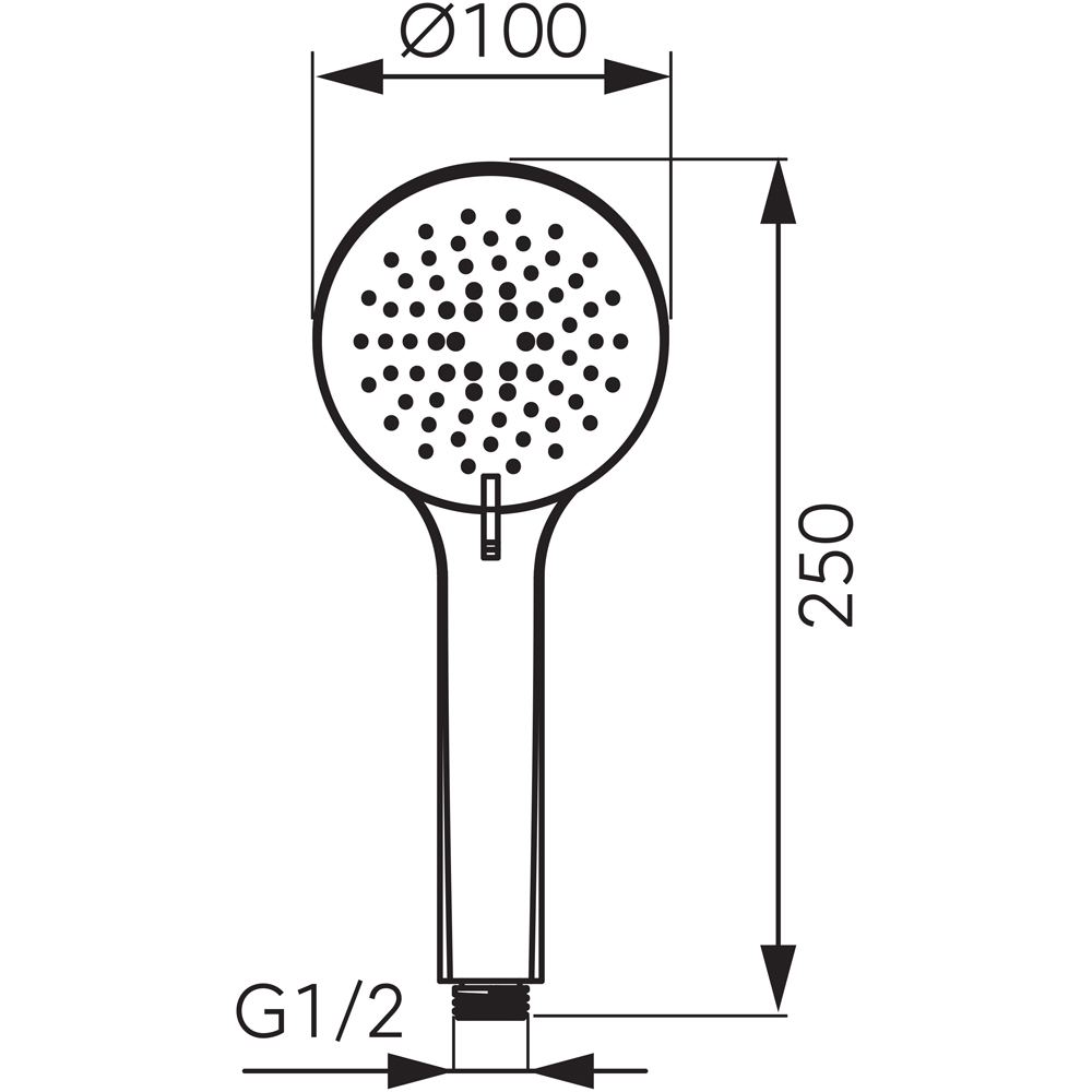 Para dus FERRO Vigo S75BL-B, 3 functii, negru