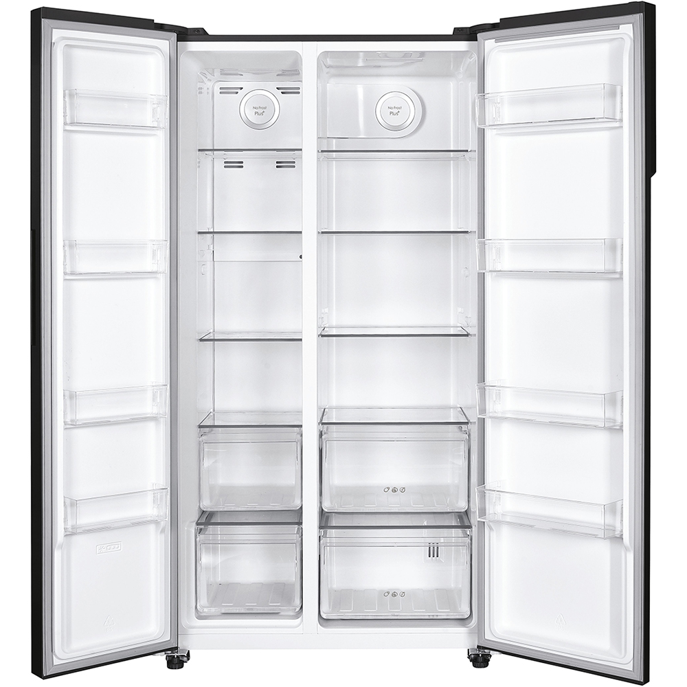 Side by Side CANDY CHSBSO-6174B, No Frost, 532 l, H 177 cm, Clasa E, negru