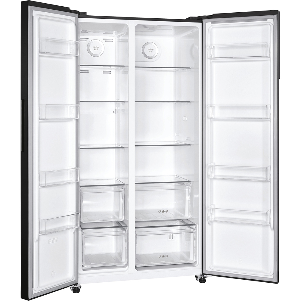 Side by Side CANDY CHSBSO-6174B, No Frost, 532 l, H 177 cm, Clasa E, negru