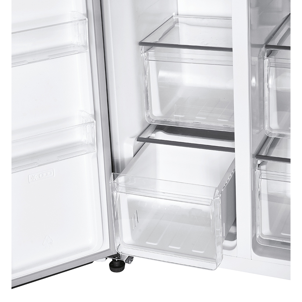 Side by Side CANDY CHSBSO-6174B, No Frost, 532 l, H 177 cm, Clasa E, negru
