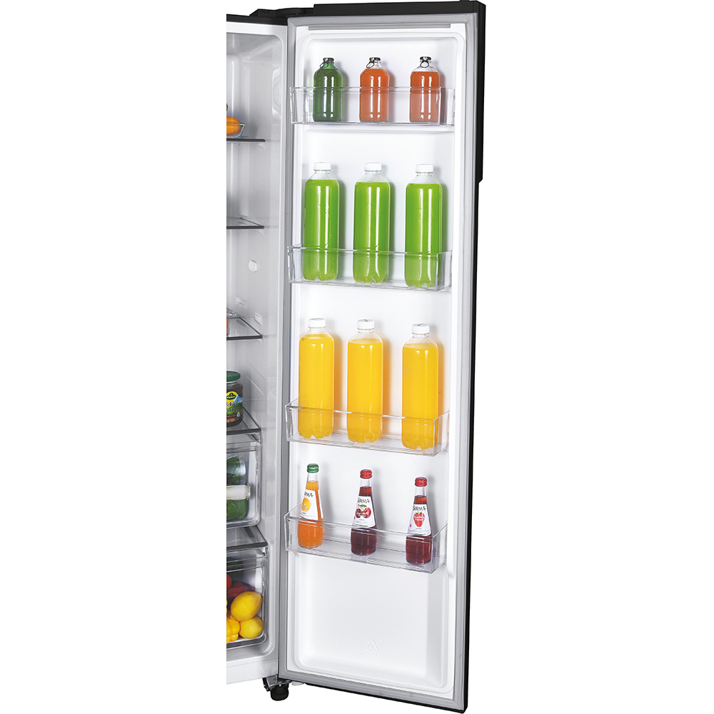 Side by Side CANDY CHSBSO-6174B, No Frost, 532 l, H 177 cm, Clasa E, negru