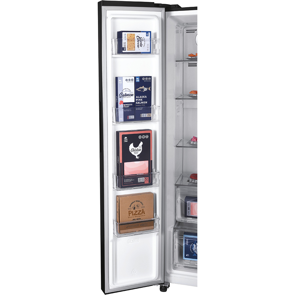 Side by Side CANDY CHSBSO-6174B, No Frost, 532 l, H 177 cm, Clasa E, negru