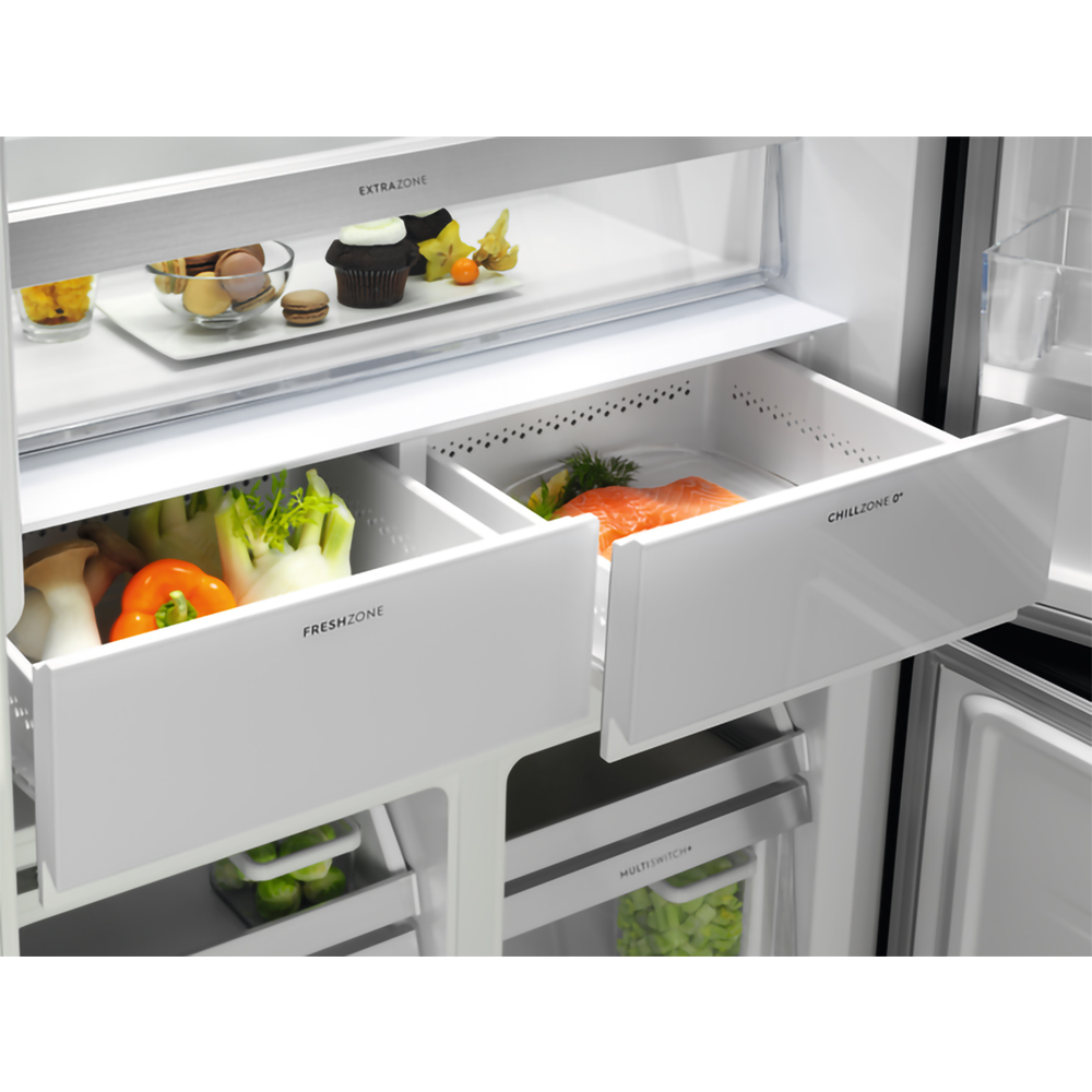 Side by Side ELECTROLUX ELT9VE52U0, Frost Free, 522 l, H 190 cm, Clasa E, inox