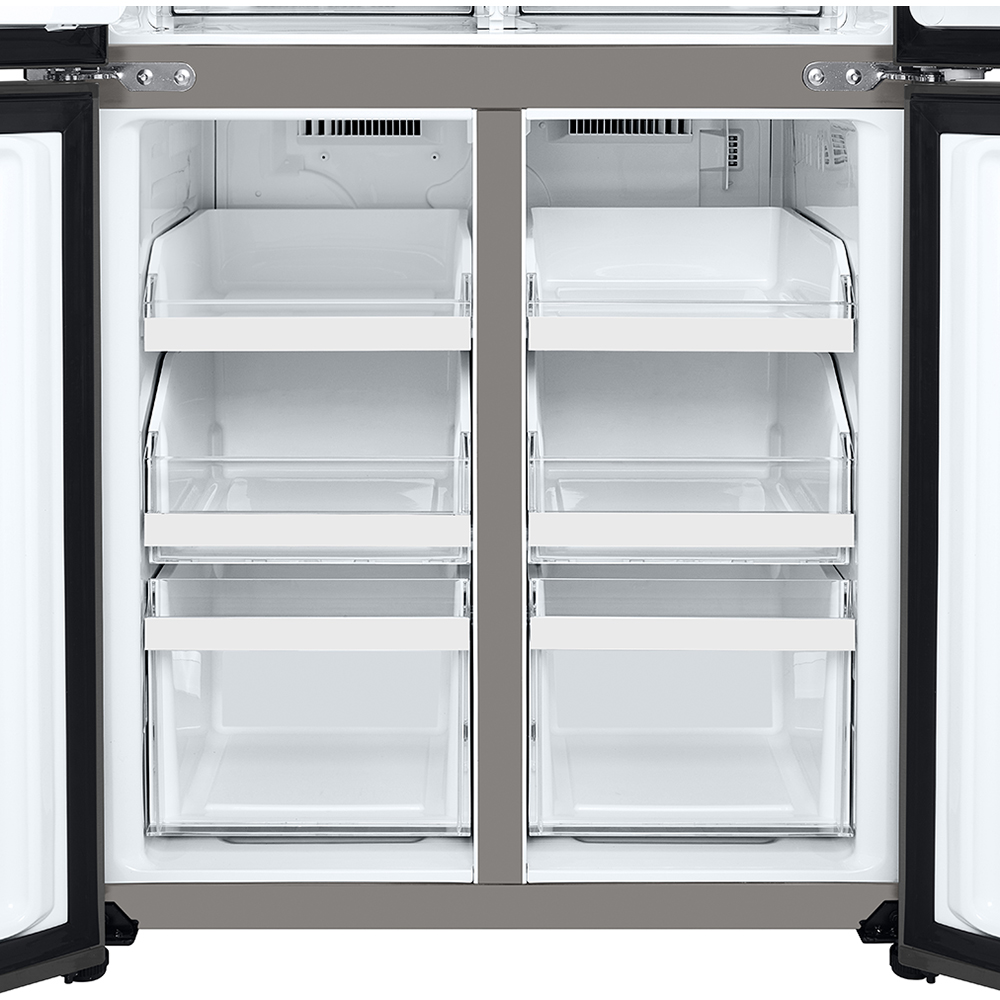 Side by Side LG GMB860PYDE, No Frost, 530 l, H 179 cm, Clasa E, argintiu