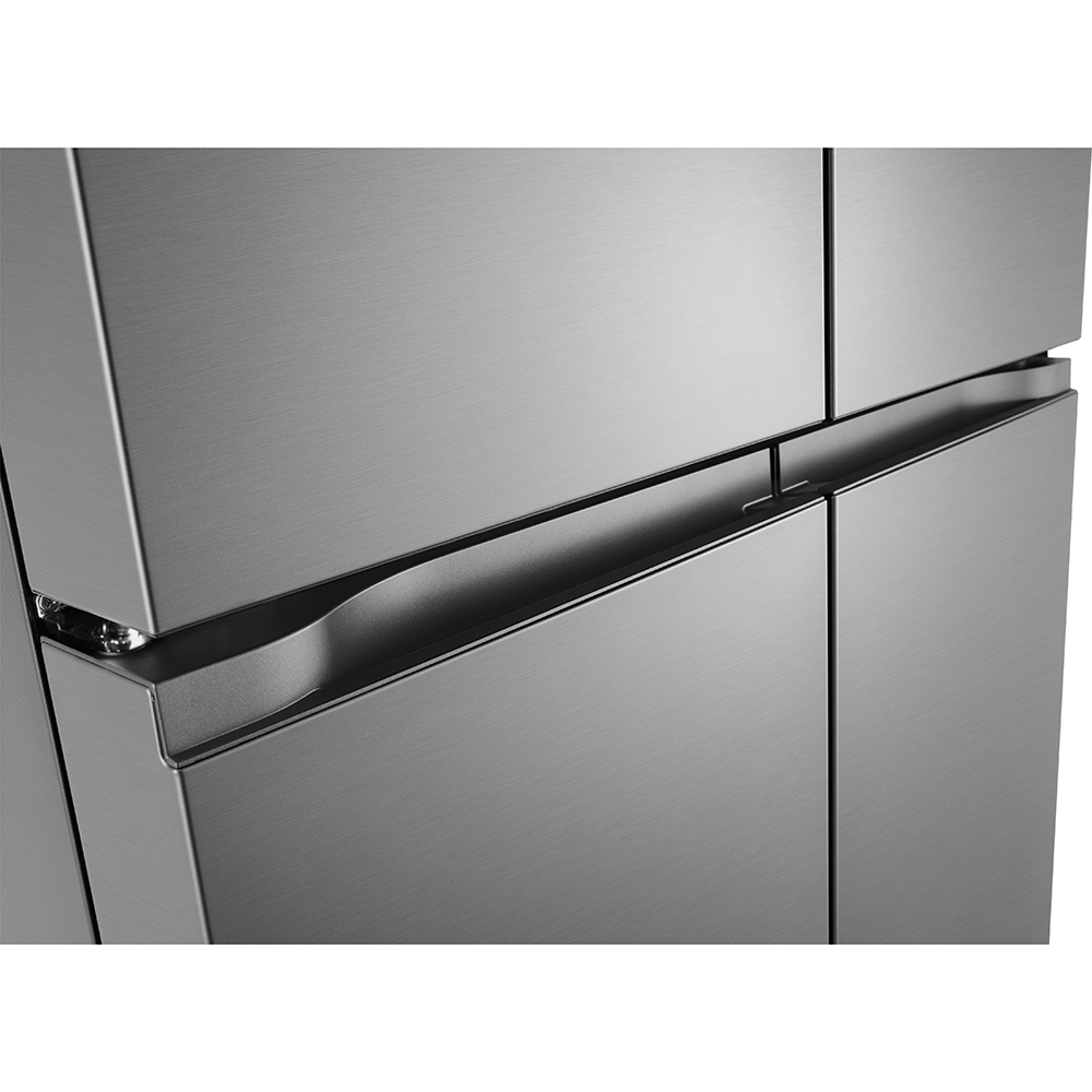 Side by Side LG GMB860PYDE, No Frost, 530 l, H 179 cm, Clasa E, argintiu