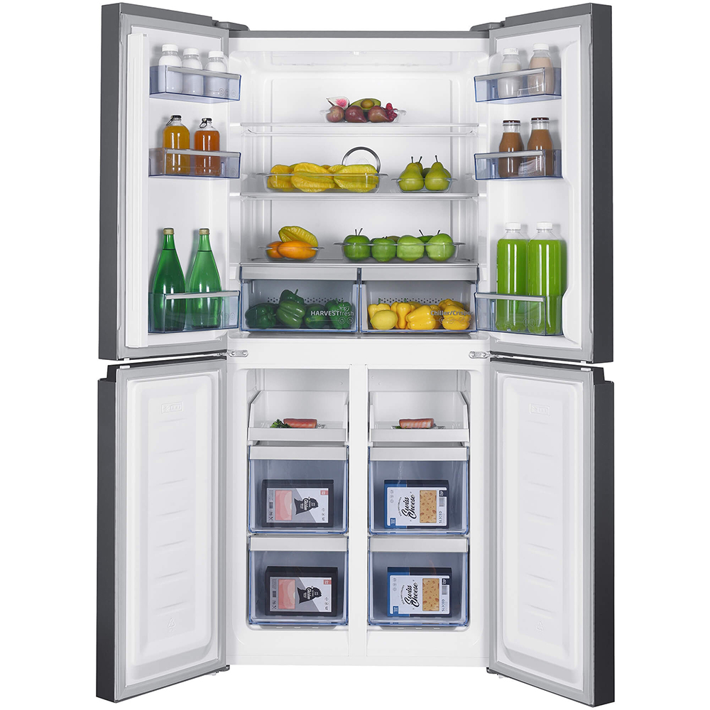 Side by Side BEKO GNO46623XPN, No Frost, 466 l, H 180 cm, Clasa D, inox