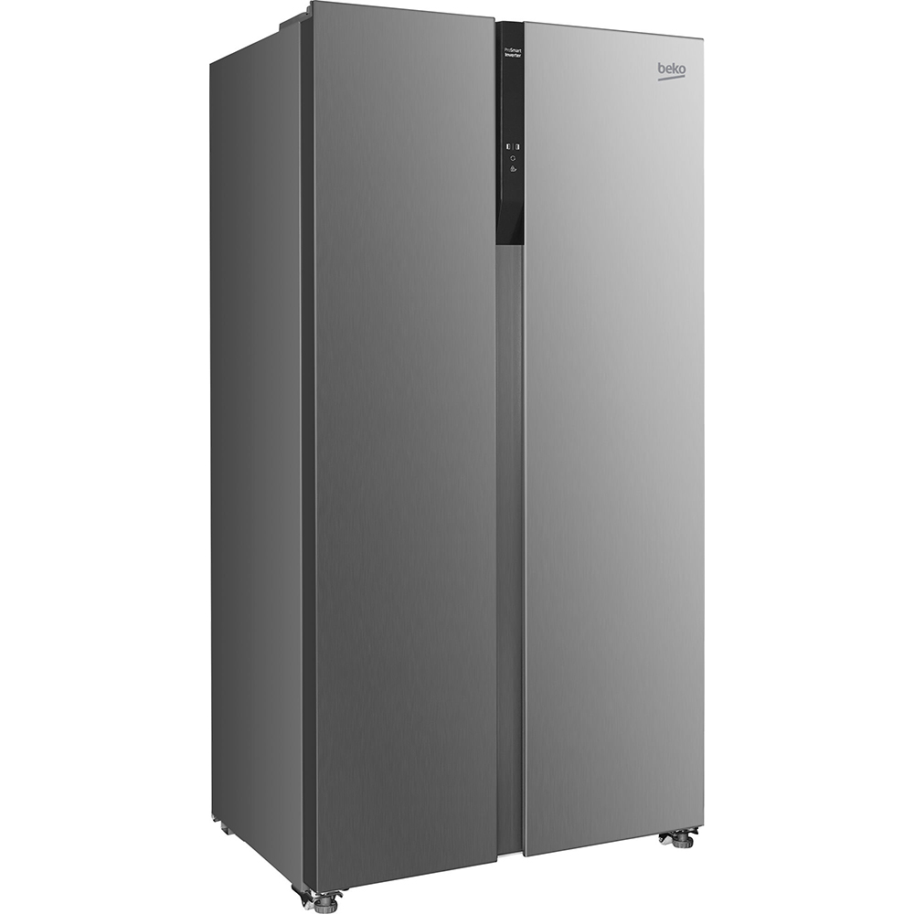 Side by Side BEKO GNO5322XPN, No Frost, 532 l, H 177 cm, Clasa E, inox