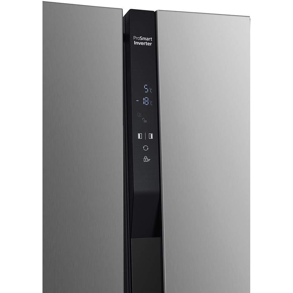 Side by Side BEKO GNO5322XPN, No Frost, 532 l, H 177 cm, Clasa E, inox