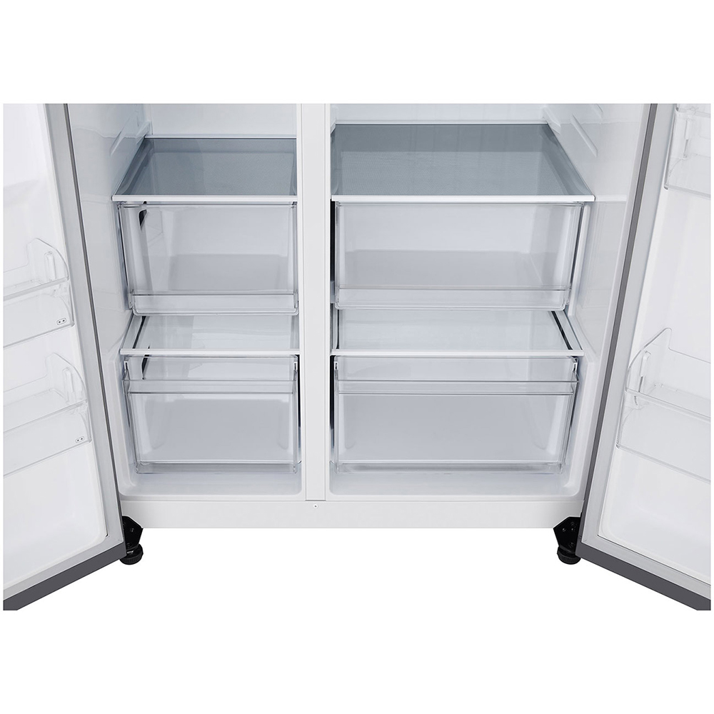 Side by Side LG GSBC40PYPE, No Frost, 664 l, H 179 cm, Clasa E, argintiu