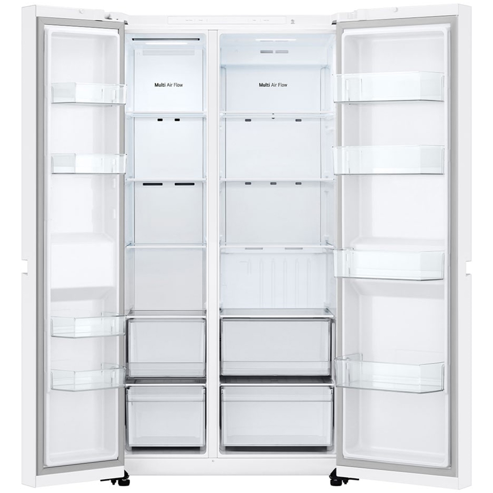 Side by Side LG GSBC40SWPE, No Frost, 664 l, H 179 cm, Clasa E, alb