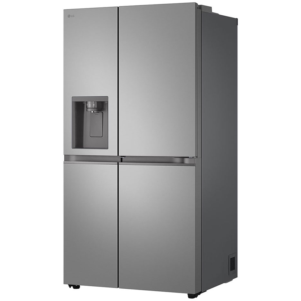 Side by Side LG GSJC41PYPE, No Frost, 641 l, H 179 cm, Clasa E, Dozator apa, argintiu