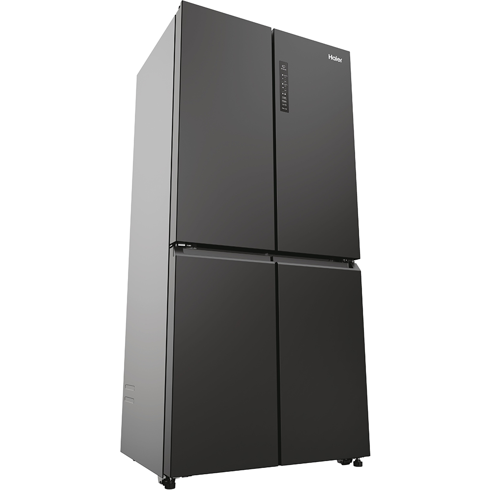 Side by Side HAIER HCR3818ENPT, No Frost, 467 l, H 182 cm, Clasa E, negru