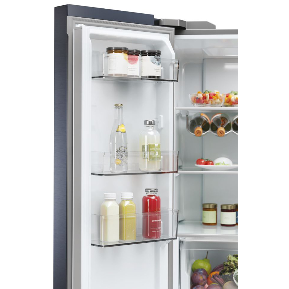 Side by Side HAIER HCR5919ENMB, No Frost, 528 l, H 190 cm, Clasa E, negru