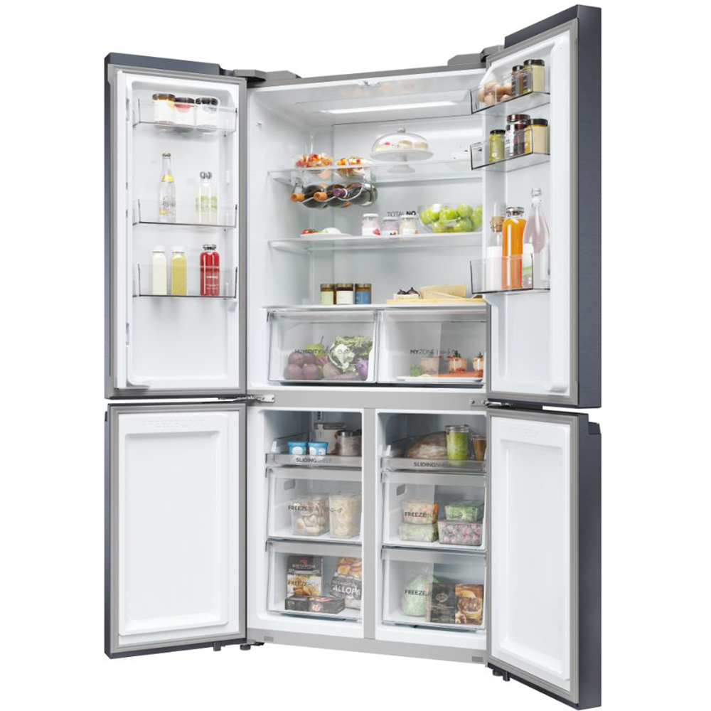Side by Side HAIER HCR5919ENMB, No Frost, 528 l, H 190 cm, Clasa E, negru