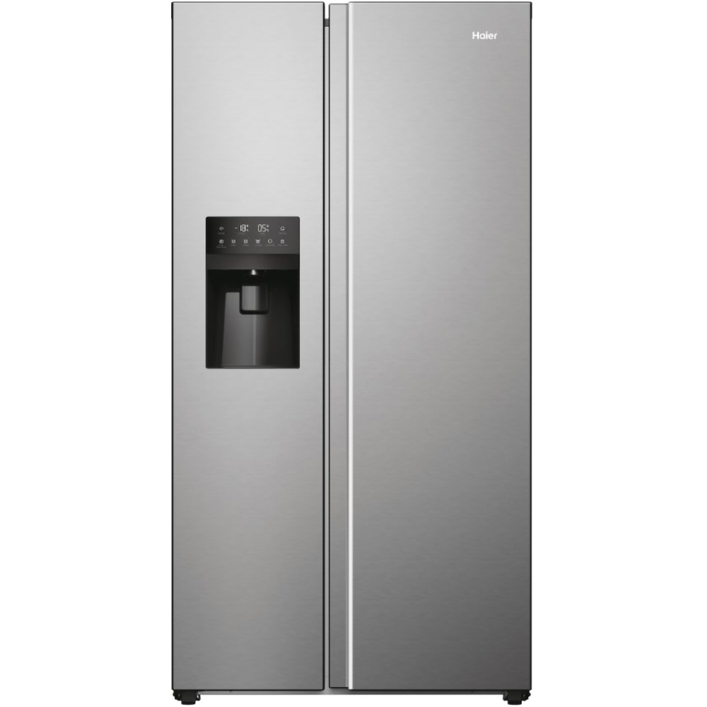 Side By Side HAIER HSR5918DIMP, No Frost, 511 l, H 177 cm, Clasa D, Dozator apa, inox