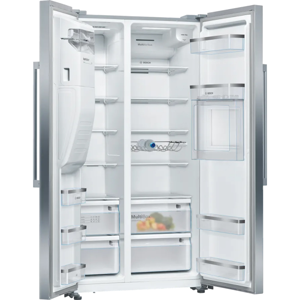 Side by Side BOSCH KAG93AIEP, No Frost, 560 l, H 178.7 cm, Clasa E, inox