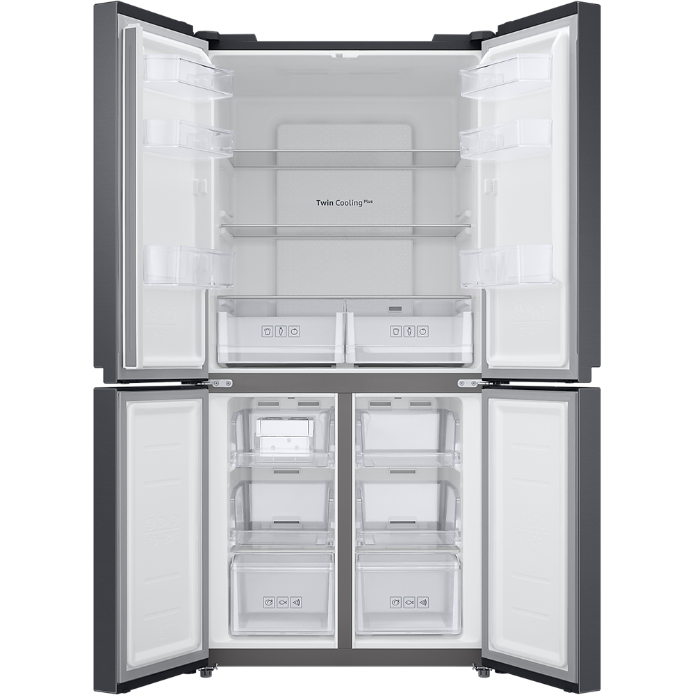 Side by Side SAMSUNG RF48A400EB4/EO, No Frost, 488 l, H 179 cm, Clasa E, negru