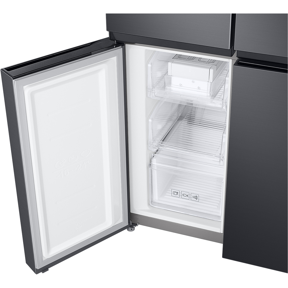 Side by Side SAMSUNG RF48A400EB4/EO, No Frost, 488 l, H 179 cm, Clasa E, negru