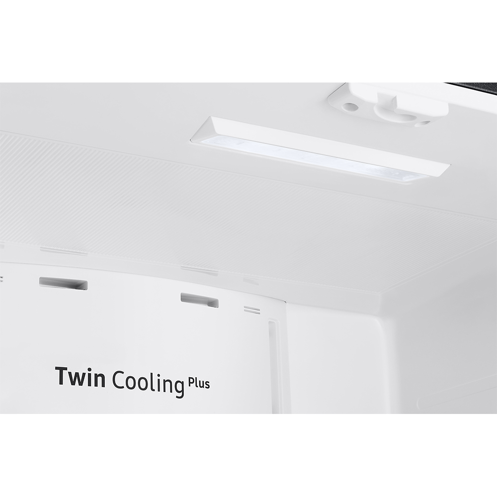 Side by Side SAMSUNG RF50C530EB1/EO, No Frost, 495 l, H 177 cm, Clasa E, Dozator apa, negru