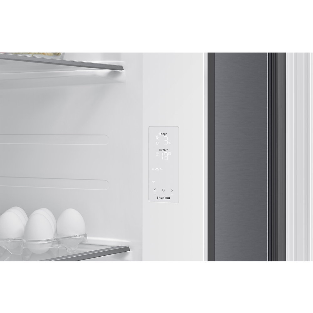 Side by Side SAMSUNG RS70F64KDTEO, No Frost, AI Energy, 640 l, H 178.4 cm, Clasa D, Dozator apa, inox