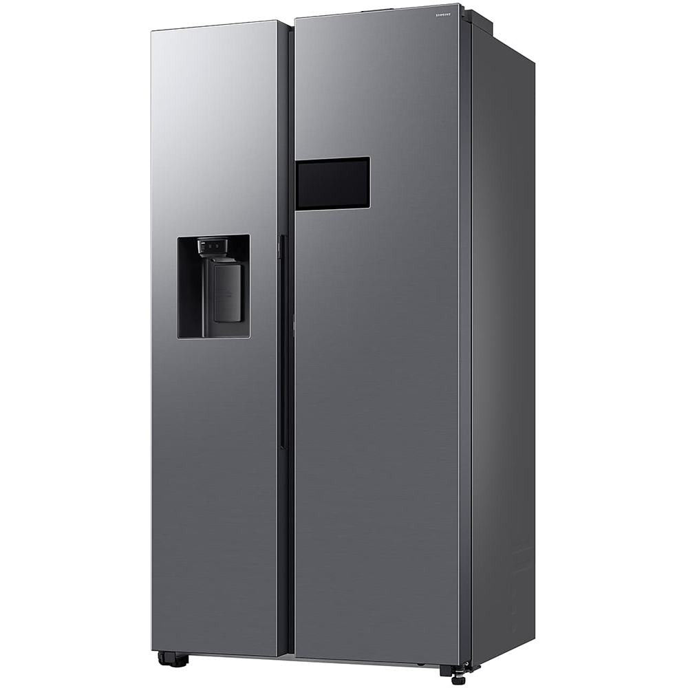 Side by Side SAMSUNG RS90F65EDTEO, No Frost, AI Home 9'', 621 l, H 178.4 cm, Clasa D, Dozator apa, inox