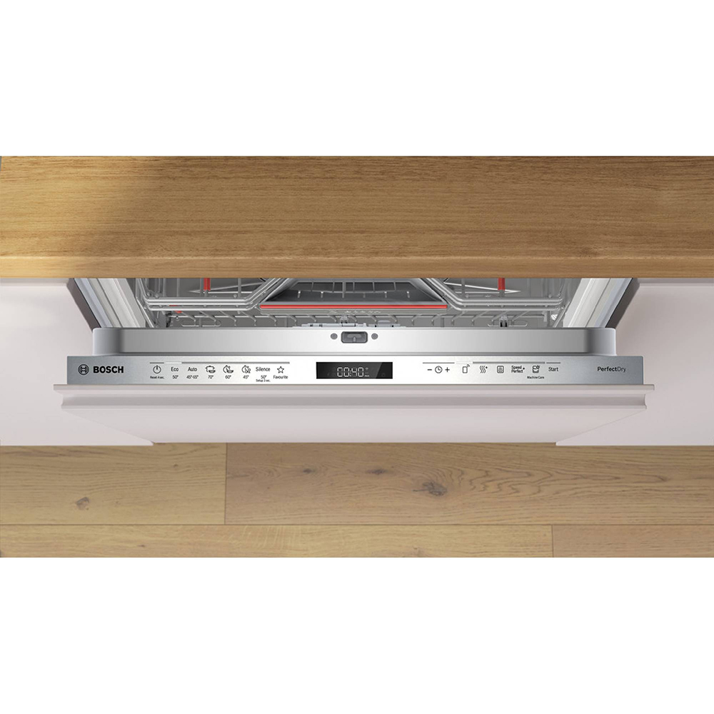 Masina de spalat vase incorporabila BOSCH SBV6ZCX25E, 14 seturi, 6 programe, 60 cm, Clasa B, panou comanda inox