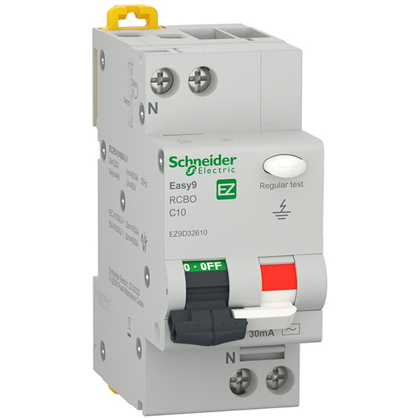 Siguranta automata diferentiala SCHNEIDER EZ9D32610, 1P + ND, 10A, curba C