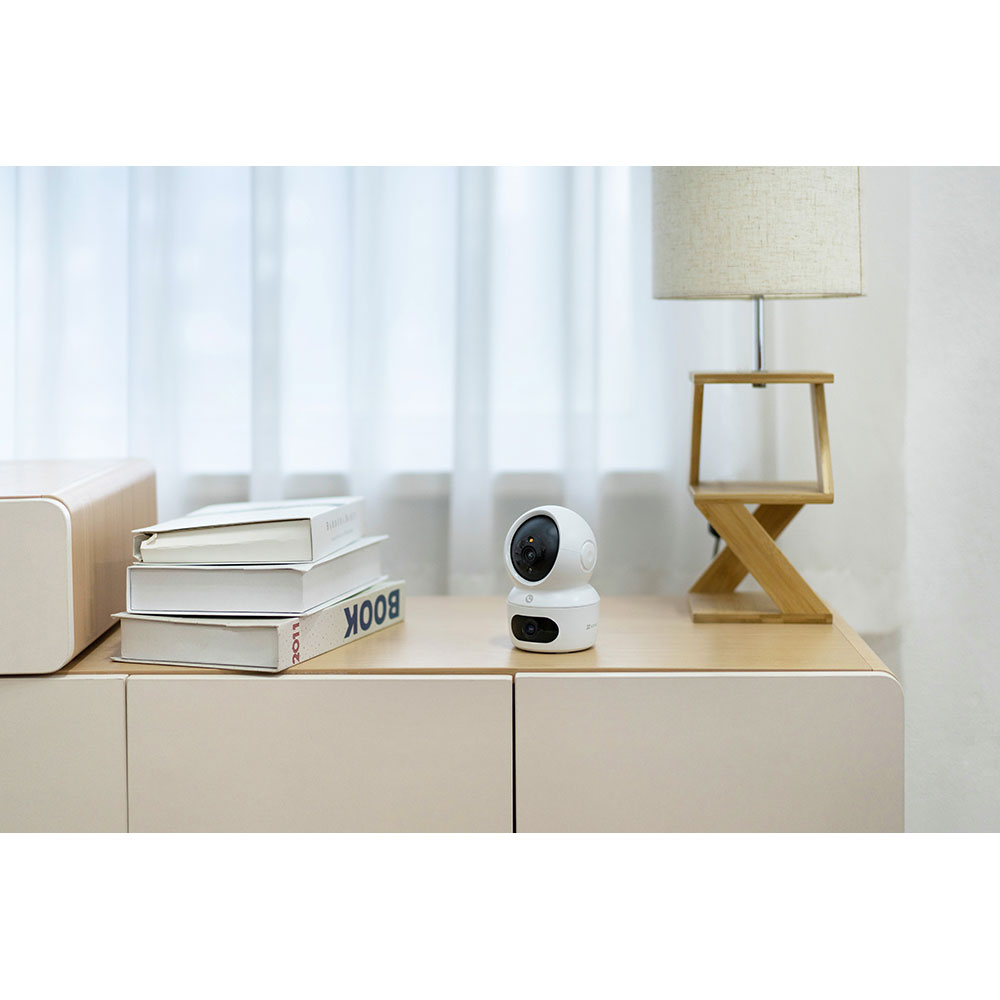 Camera IP Wireless EZVIZ H7c Dual, 2K+, IR 15m, Wi-Fi 5GHz, Motion Detection, alb