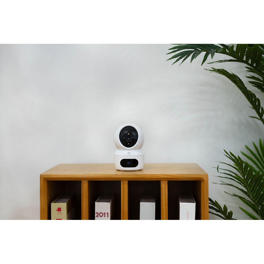 Camera IP Wireless EZVIZ H7c Dual, 2K+, IR 15m, Wi-Fi 5GHz, Motion Detection, alb
