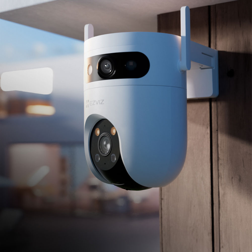 Camera IP Wireless EZVIZ H9c Dual, 3K, 5+5MP, IR, Auto Tracking, Motion Detection, alb