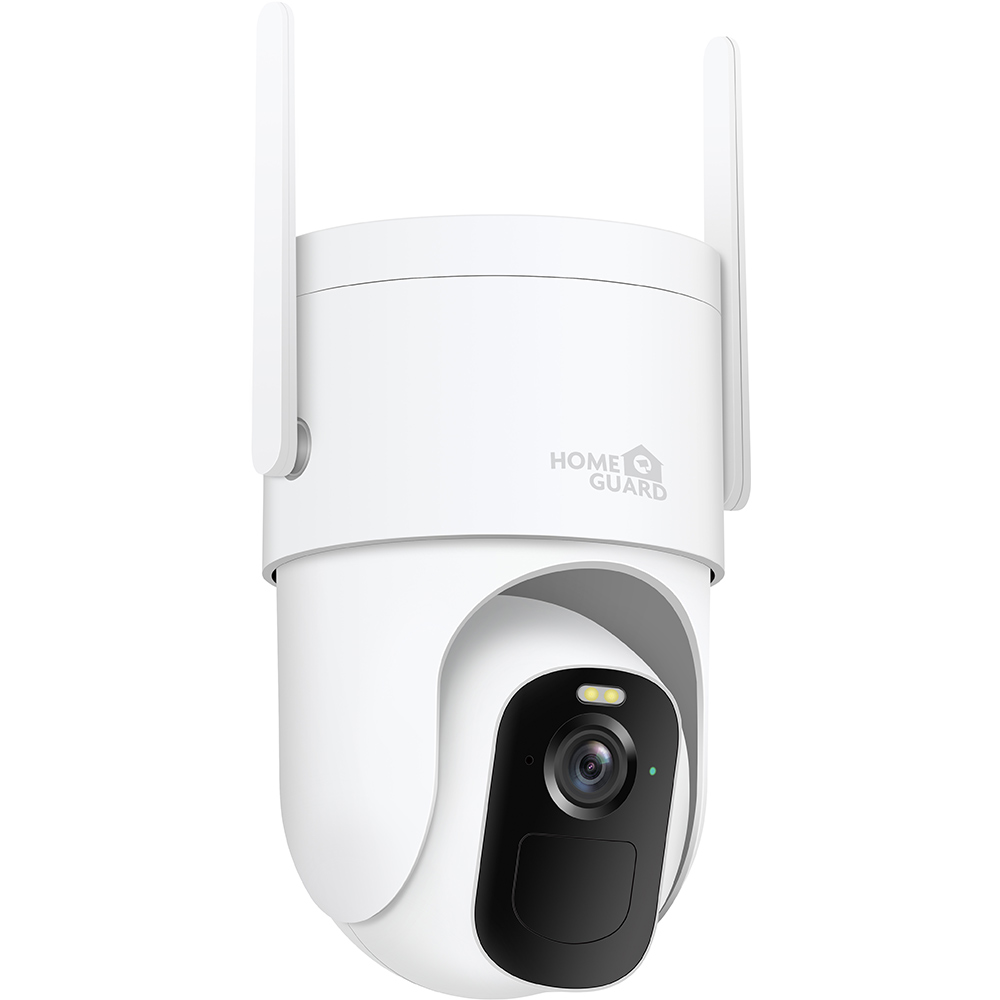 Camera IP Wireless exterior HOMEGUARD HGWBC-358S, 3Mp, 2K, IR, Night Vision, Acumulator 9Ah, Panou solar, alb