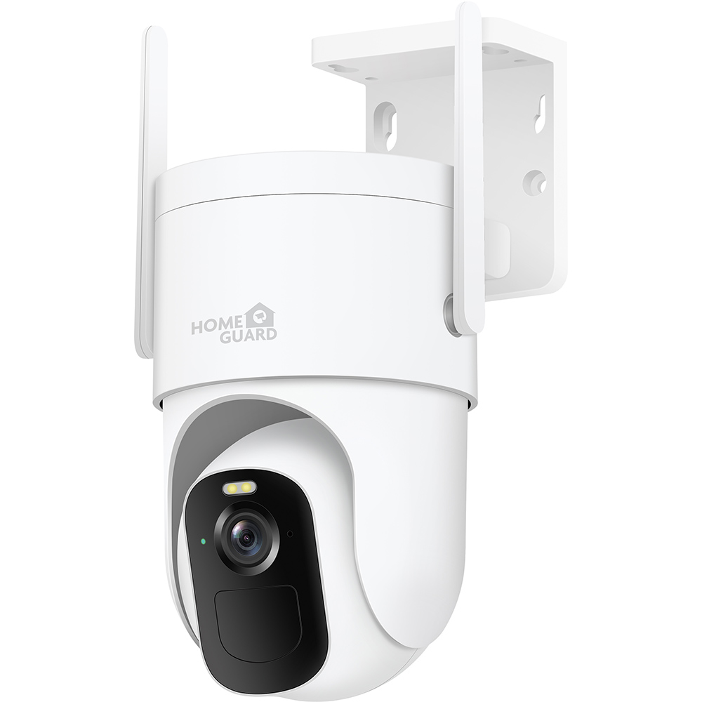 Camera IP Wireless exterior HOMEGUARD HGWBC-358S, 3Mp, 2K, IR, Night Vision, Acumulator 9Ah, Panou solar, alb