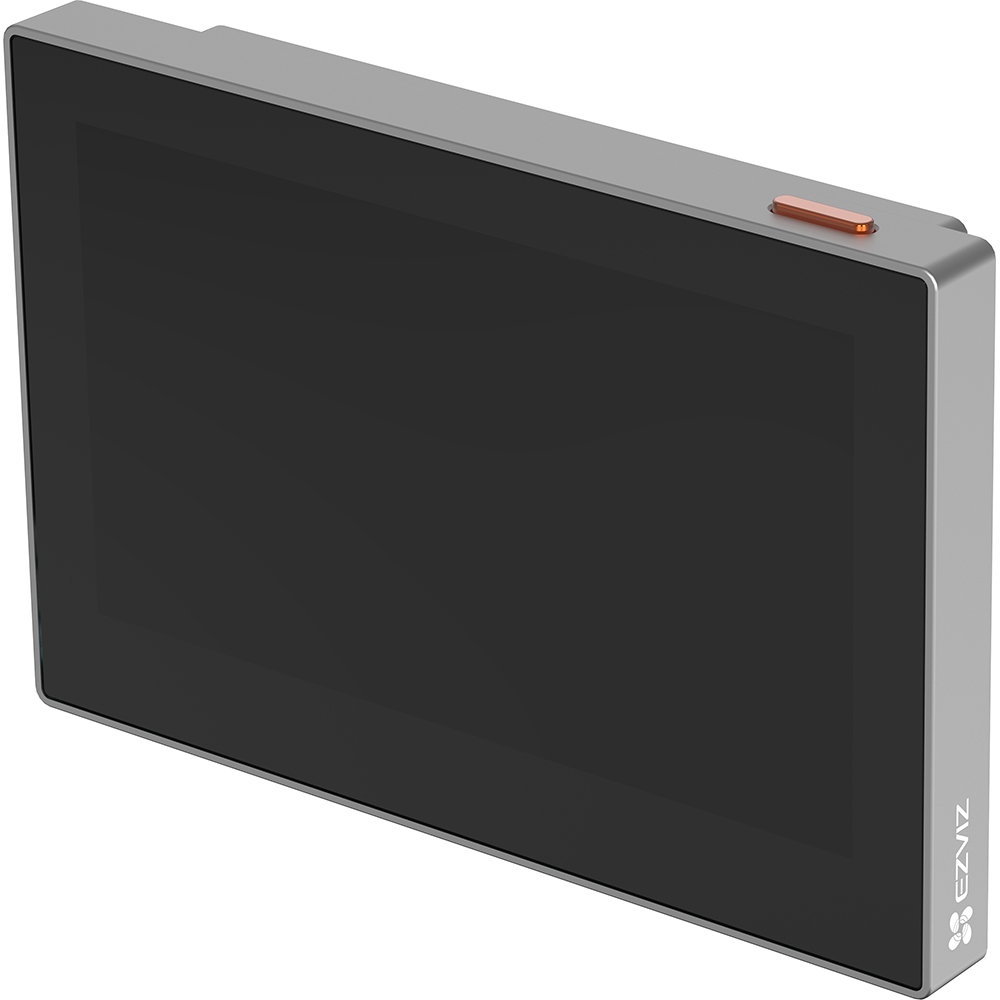 Sonerie video wireless EZVIZ HP2, 1080p, 2.200 mAh, Vedere cu unghi larg de 146, Ecran 4.3 inch, argintiu